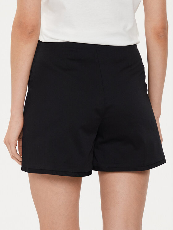 Sisley Sisley Σορτς υφασμάτινο 4ED4L901A Μαύρο Regular Fit