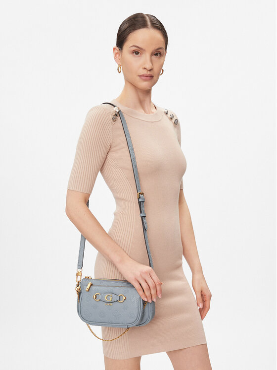 Guess Guess Handtasche Izzy Peony (PD) Mini-Bags HWPD92 09710 Blau