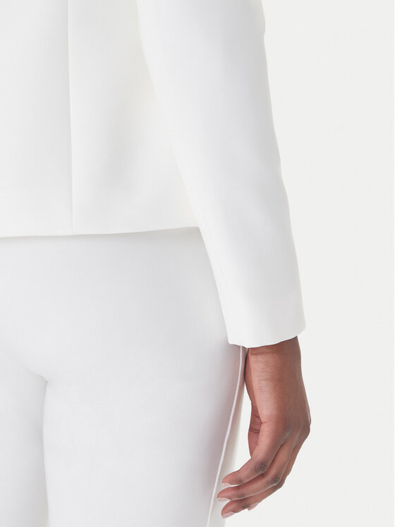 Rinascimento Rinascimento Marynarka CFC0128643003 Biały Regular Fit