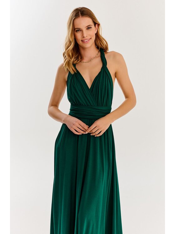 NAOKO NAOKO Sukienka codzienna Forest Dream Zielony Regular Fit