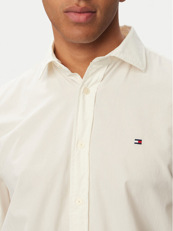 Tommy Hilfiger Tommy Hilfiger Marškiniai Gmd MW0MW43298 Balta Regular Fit
