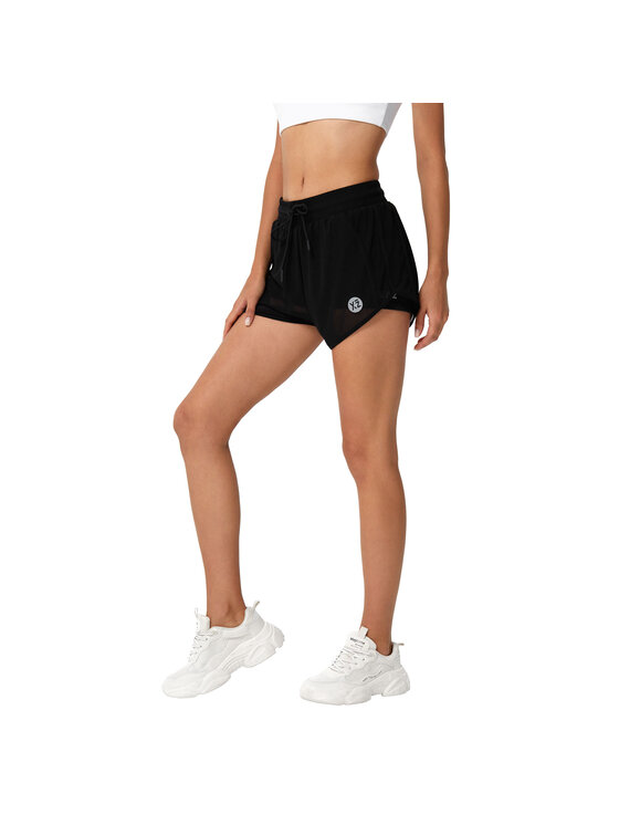 Yeaz Yeaz Szorty sportowe SQUAT Sportshorts Czarny Regular Fit