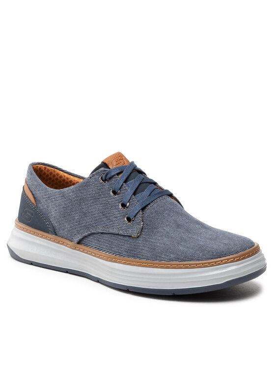 Skechers Skechers Poltopánky Ederson 65981/NVY Tmavomodrá