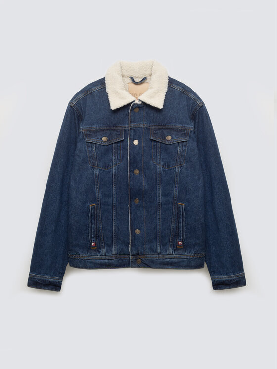 BIG STAR BIG STAR Kurtka zimowa RUBEN Niebieski Basic Fit
