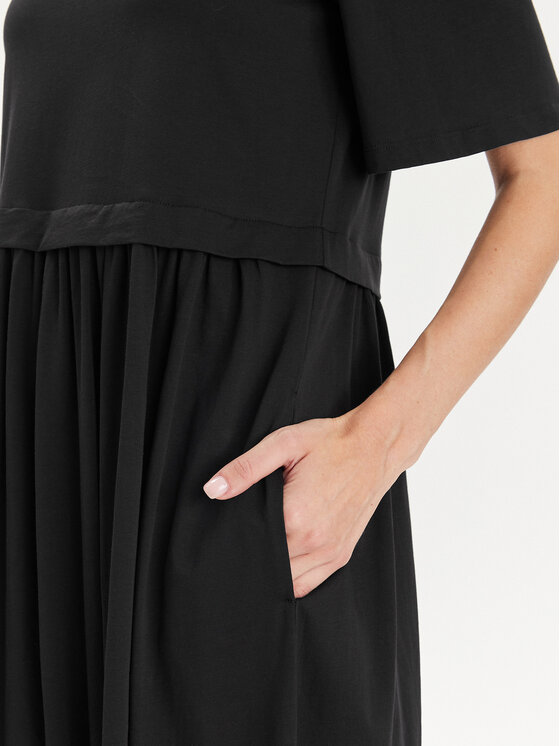 Weekend Max Mara Weekend Max Mara Kleid für den Alltag Snack 2415621062 Schwarz Regular Fit