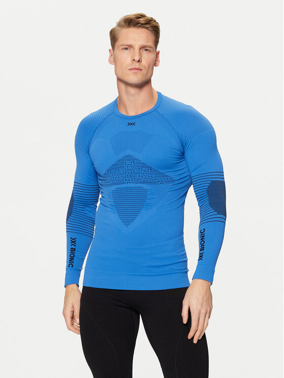 X-Bionic Termo bielizeň vrchné diely YT06W19M Modrá Slim Fit