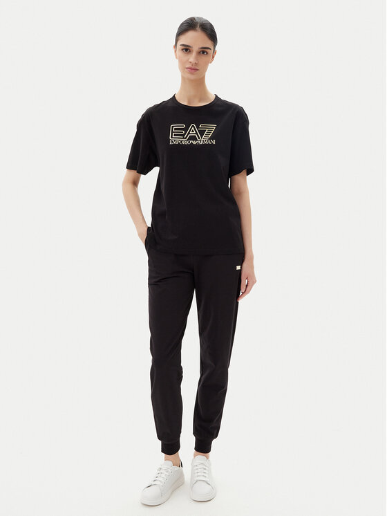EA7 Emporio Armani EA7 Emporio Armani Долнище анцуг 7W000082 AF13135 UC001 Черен Regular Fit