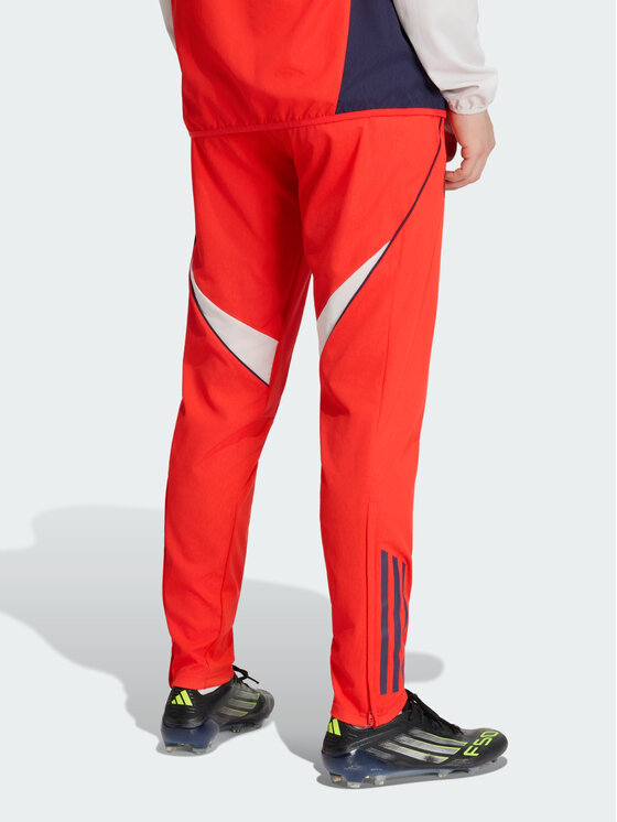 adidas adidas Spodnie materiałowe Bayern Monachium Czerwony Regular Fit