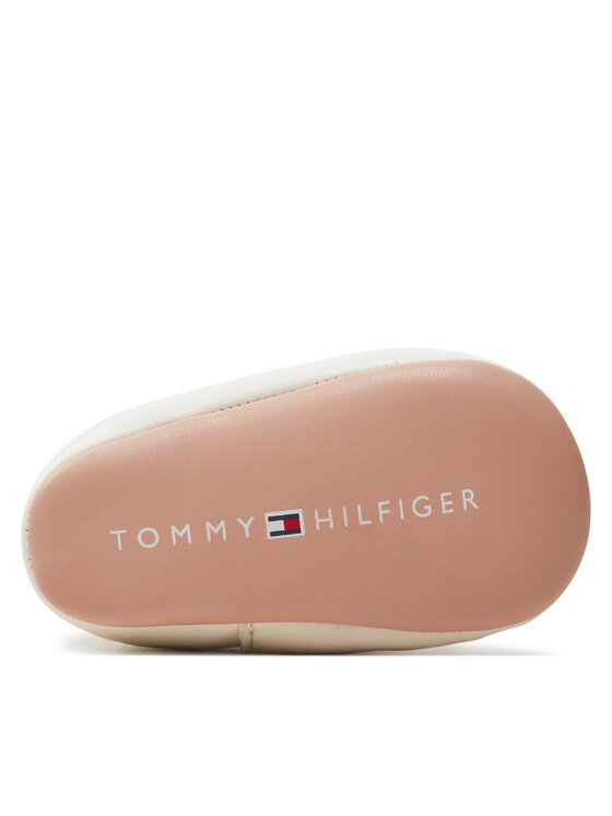 Tommy Hilfiger Tommy Hilfiger Αθλητικά Low Cut Lace-Up/Velcro Sneaker T0A9-33511-1433 Μπεζ