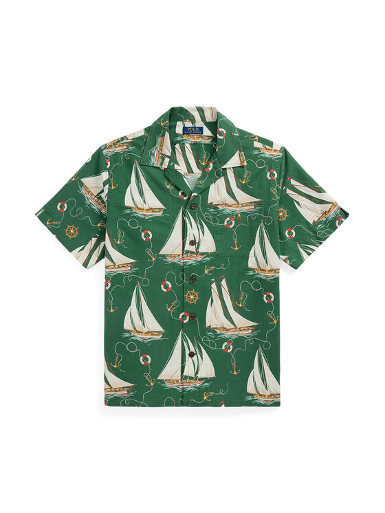 Polo Ralph Lauren Polo Ralph Lauren Marškiniai 710971217001 Žalia Classic Fit