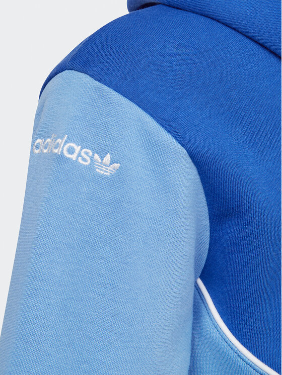 Felpa Adicolor Hoodie IC6227 Blu Regular Fit
