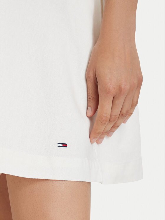 Tommy Jeans Tommy Jeans Letní šaty DW0DW22343 Bílá A-Line Fit