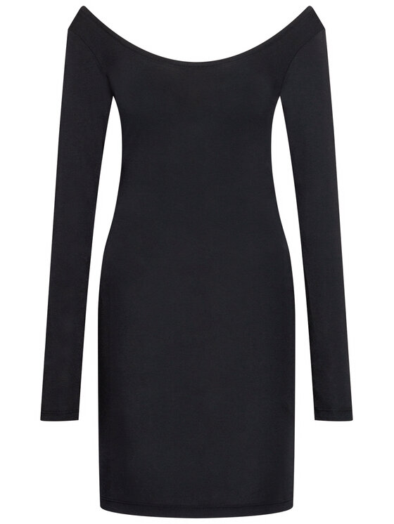 Samsøe Samsøe Samsøe Samsøe Φόρεμα καθημερινό Sik Long Solid 265 F00002017 Μαύρο Slim Fit