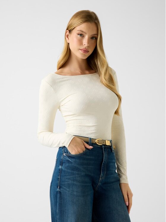 Guess Guess Topiņš 180411 Balts Classic Fit