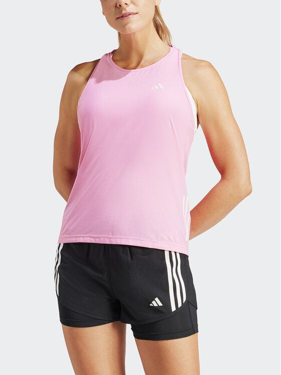 adidas adidas Koszulka techniczna Own The Run IN2963 Różowy Regular Fit