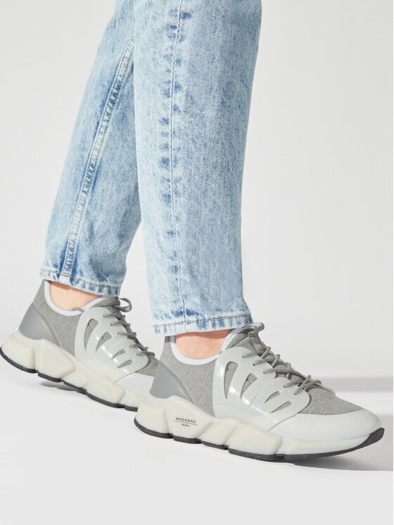 Weekend Max Mara Weekend Max Mara Sneakersy Faggiojersey 24157610546 Šedá