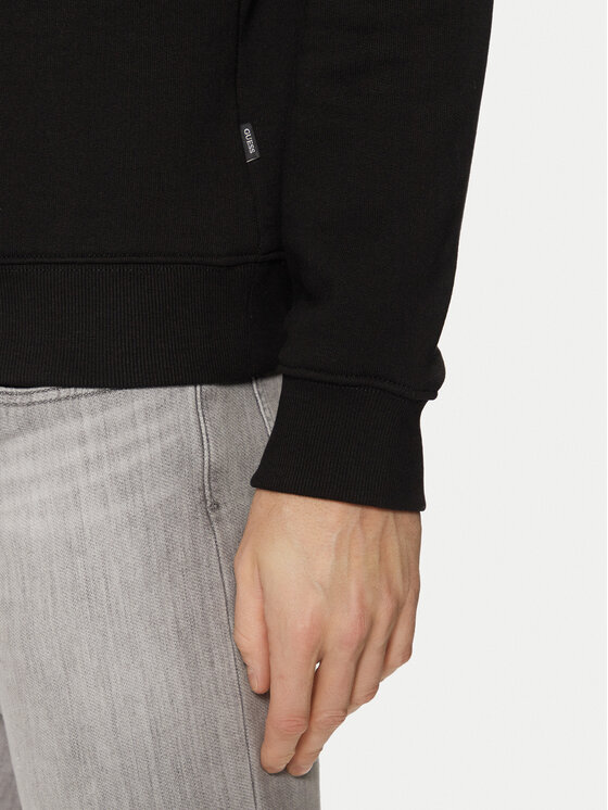 Guess Jeans Guess Jeans Sweatshirt M5RQ41 KCPR1 Schwarz Regular Fit