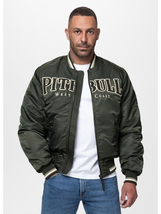 PITBULL PITBULL Kurtka przejściowa DETROIT Zielony Regular Fit