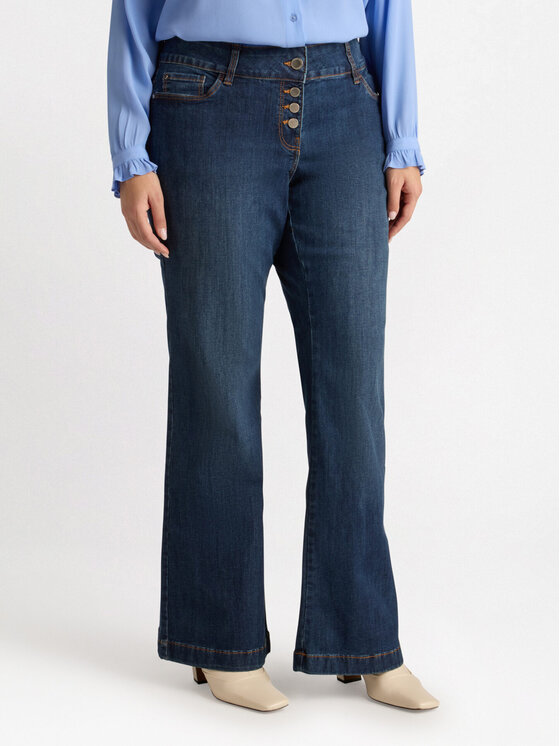Fiorella Rubino Fiorella Rubino Jeans P548T004703N034 Blu Flare Fit