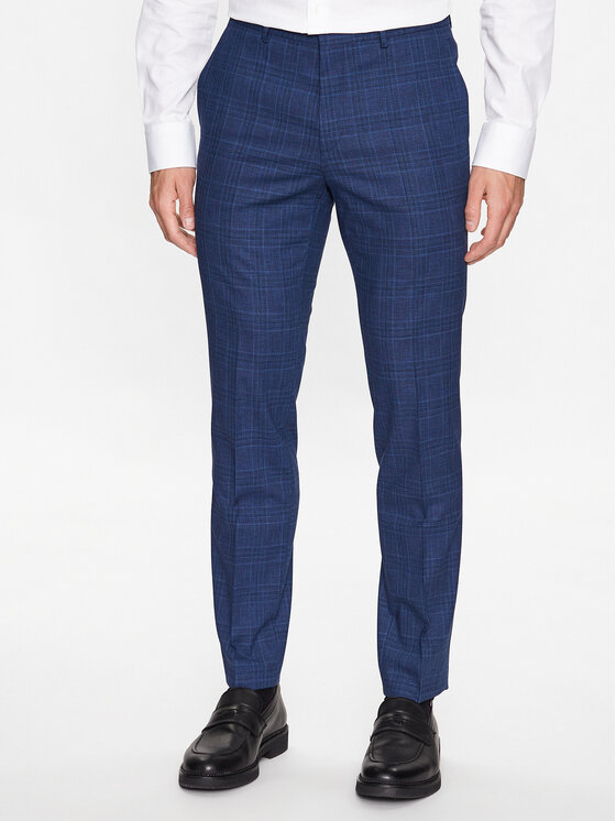 HUGO Hugo Костюм Arti 50490975 Тъмносин Extra Slim Fit