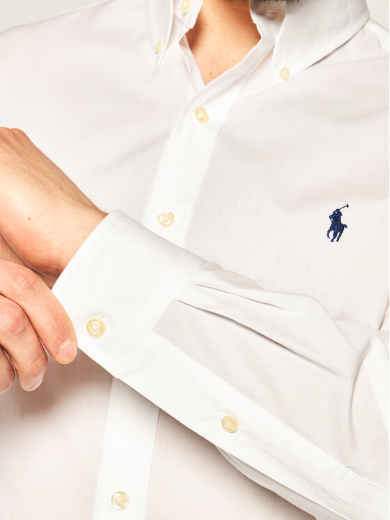 Polo Ralph Lauren Polo Ralph Lauren Särk Classics 710705269 Valge Slim Fit