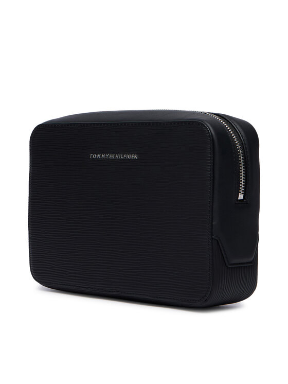 Tommy Hilfiger Tommy Hilfiger Kosmetinė Th Business Saffiano Washbag AM0AM14803 Juoda