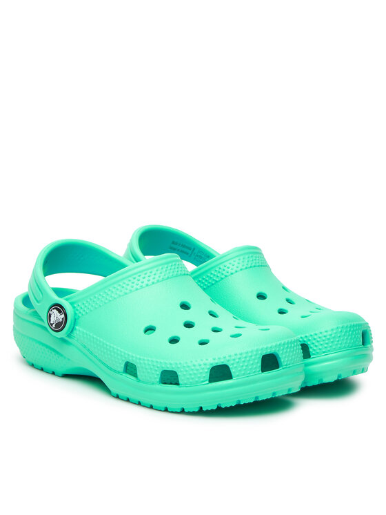 Crocs Crocs Klapki Classic Clog K 206991 Zielony