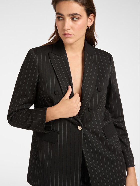 Elena Mirò Elena Mirò Giacca di transizione Q126P100065N001 Nero Slim Fit