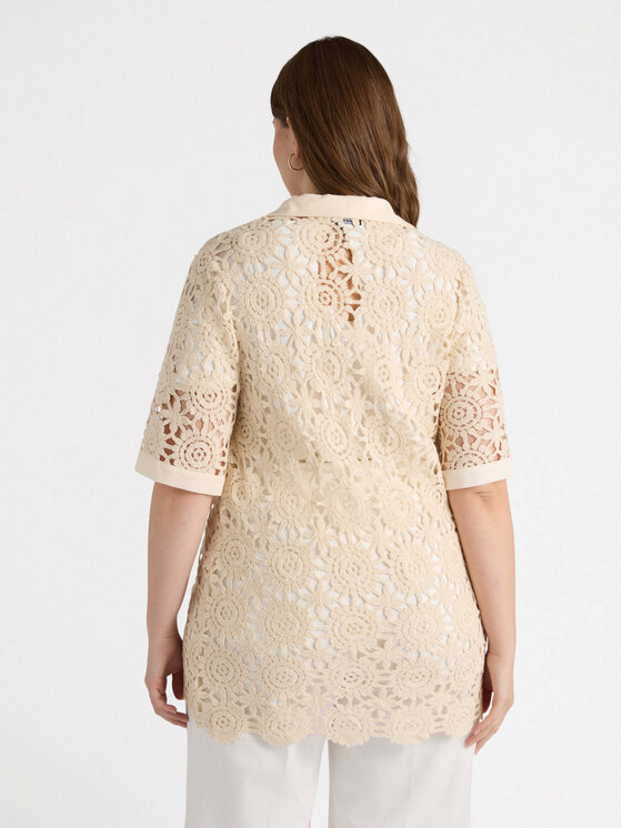 Fiorella Rubino Fiorella Rubino Camicia 5096L000153N002 Beige Regular Fit