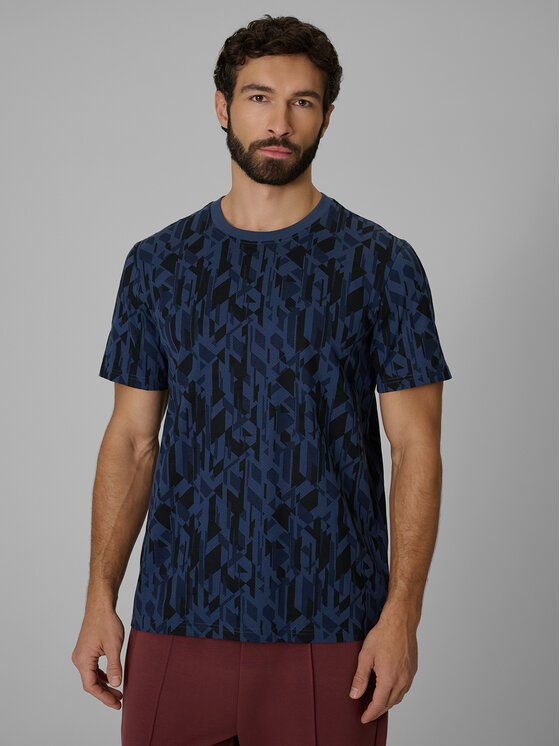 4F 4F T-Shirt ESSENTIALS Granatowy Regular Fit