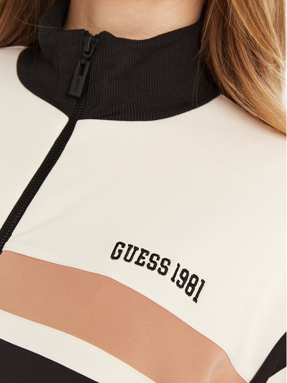 Guess Guess Bluza V5RQ00 KCO72 Écru Regular Fit