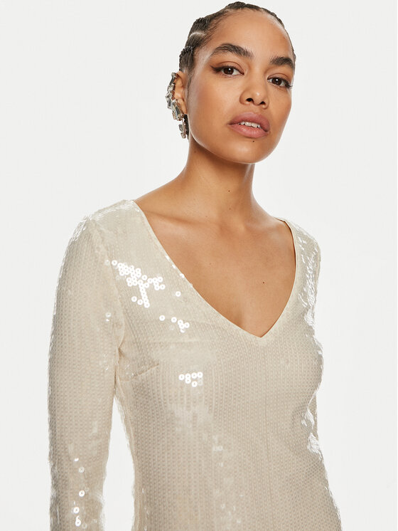 ROTATE ROTATE Bluse Georgia 112912857 Écru Regular Fit