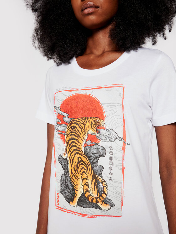 T-shirt Tiger D Ts 2 Bianco Regular Fit