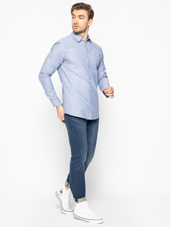 Tommy Jeans Tommy Jeans Camicia Tjm Oxford DM0DM06562 Blu Slim Fit