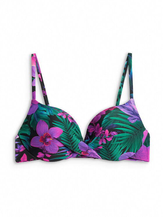 4F 4F Góra od bikini TROPIC ORCHID Kolorowy