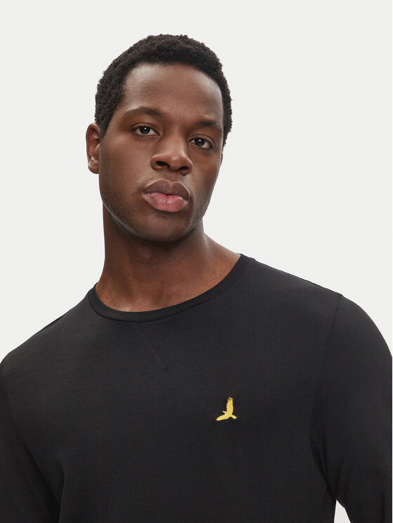 Brave Soul Brave Soul Longsleeve MLT-69FRANZC Чорний Regular Fit