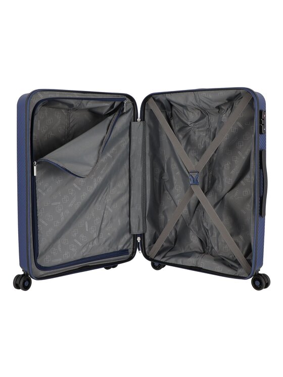 American Tourister American Tourister Walizka średnia 301654 Błękitny