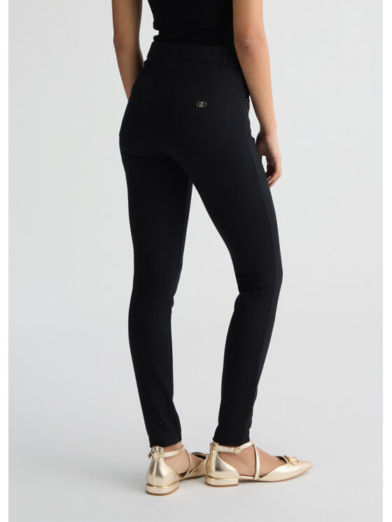 Liu Jo Liu Jo Pantaloni di tessuto TA5166JS182B3280 Nero Slim Fit