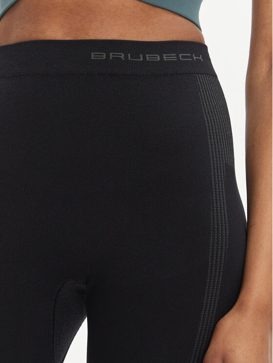 Brubeck Brubeck Bielizna termoaktywna dolna LE1326W Czarny Slim Fit