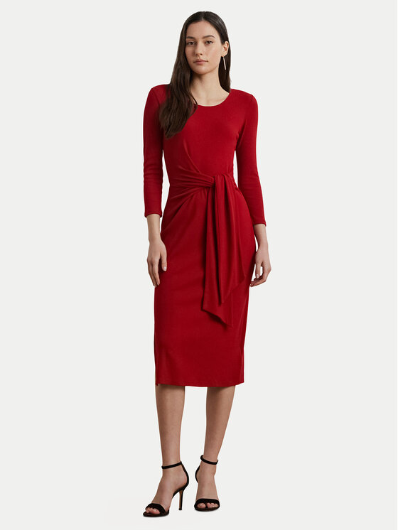 LAUREN RALPH LAUREN LAUREN RALPH LAUREN Každodenní šaty 200973598002 Červená Slim Fit