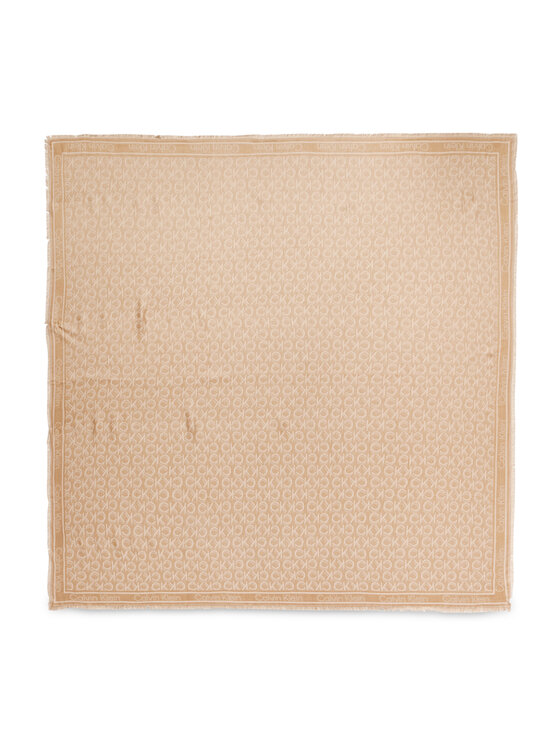 Calvin Klein Calvin Klein Šátek Monogram K60K608779 Béžová