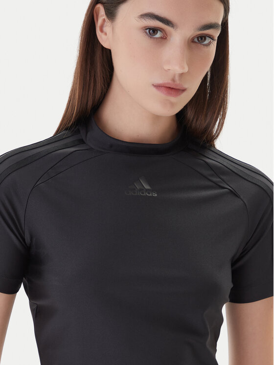 adidas adidas Tričko Teamgeist adicolor Baby JZ8278 Čierna Slim Fit