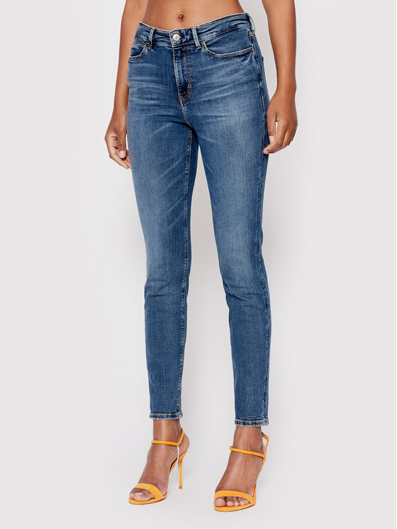 Guess Guess Farmer W2YA46 D4Q02 Kék Skinny Fit