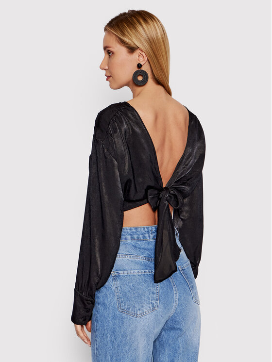 Blusa Sybilla DZ030 Nero Regular Fit