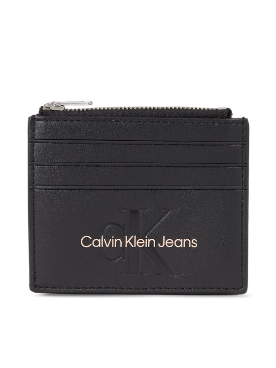 Calvin Klein Jeans Calvin Klein Jeans Θήκη πιστωτικών καρτών Sculpted Cardcase 6Cc Mono K60K608399 Μαύρο