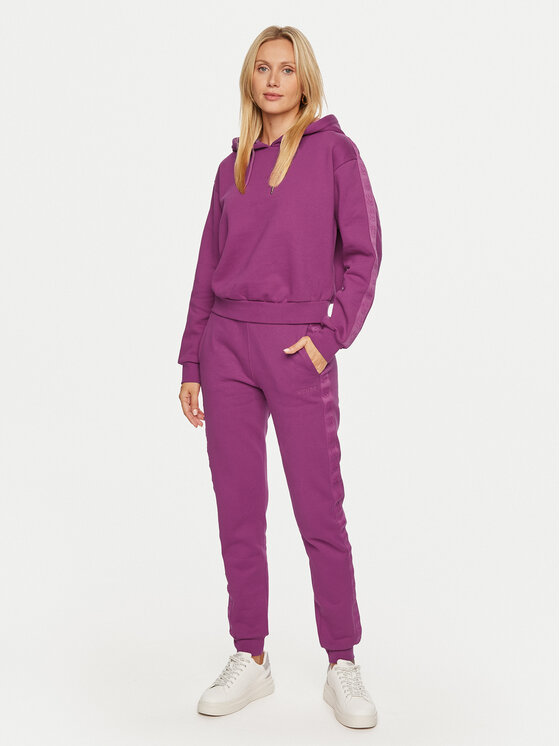 Guess Guess Donji dio trenerke V4BB00 KC5O0 Ljubičasta Regular Fit