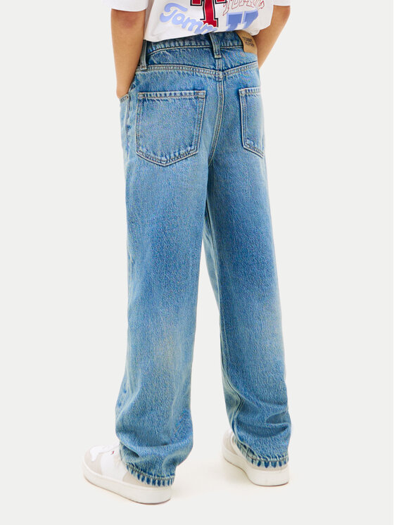 Tommy Hilfiger Tommy Hilfiger Jeans hlače KB0KB10401 Modra Relaxed Fit