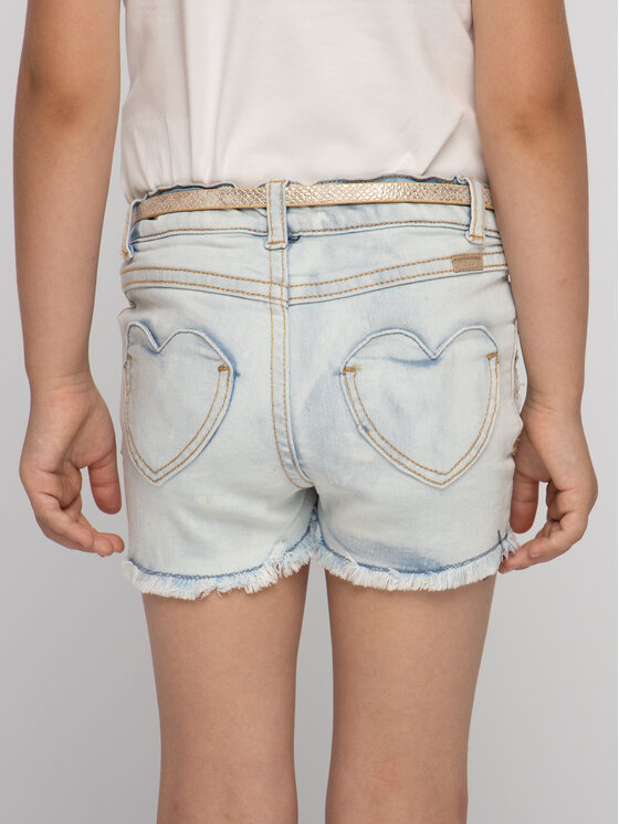 Pantaloncini di jeans 1226 Blu Regular Fit