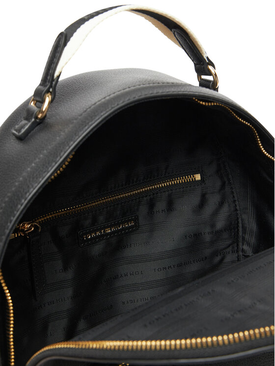 Tommy Hilfiger Tommy Hilfiger Plecak Th Logotape Backpack AW0AW17471 Czarny