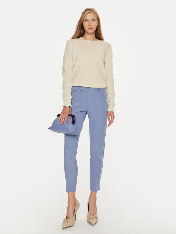 Maryley Maryley Штани з тканини 24IB52Z/M19/43SH Голубий Regular Fit